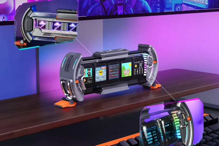 Aesthetic RGB Clock