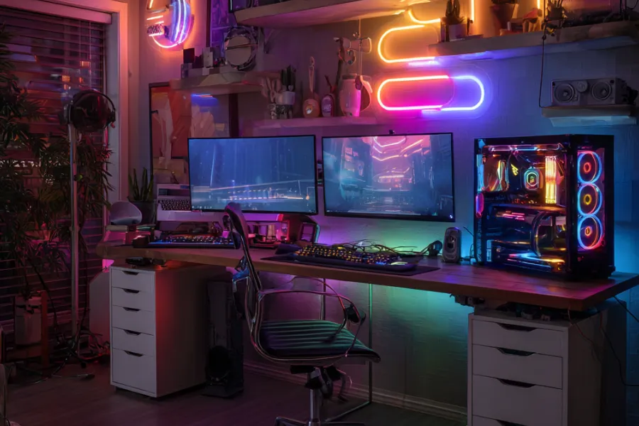 Aesthetic RGB Clock